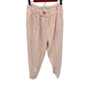 Oh My Gauze Cotton Pants cropped Sz‎ 2 lg preloved off white lagenlook